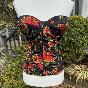 Dolce & Gabbana corset bustier top with boning size36